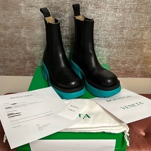 Authentic Bottega Veneta Flash  Ankle Boot Military Calf